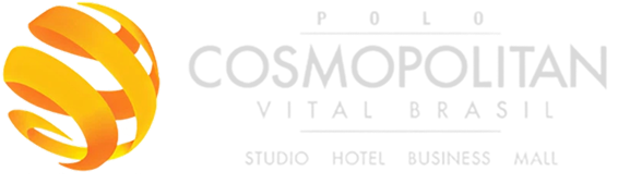 Logo Polo Cosmopolitan Vital Brasil — Studio · Hotel · Business · Mall